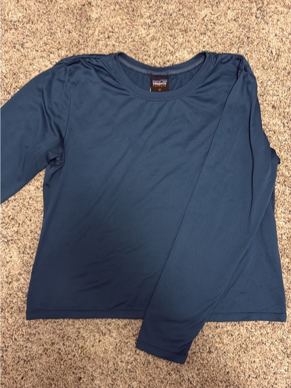 Patagonia Kids Long Sleeve Tee - Navy